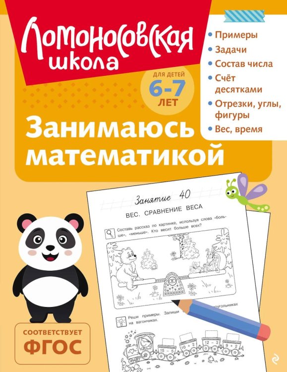 Занимаюсь математикой: для детей 6-7 лет