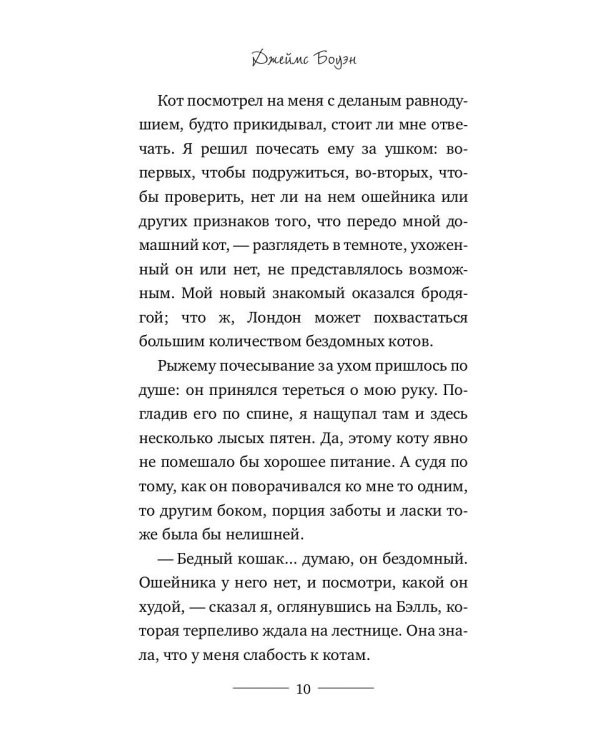 Уличный кот по имени Боб. Как человек и кот обрели надежду на улицах Лондона
