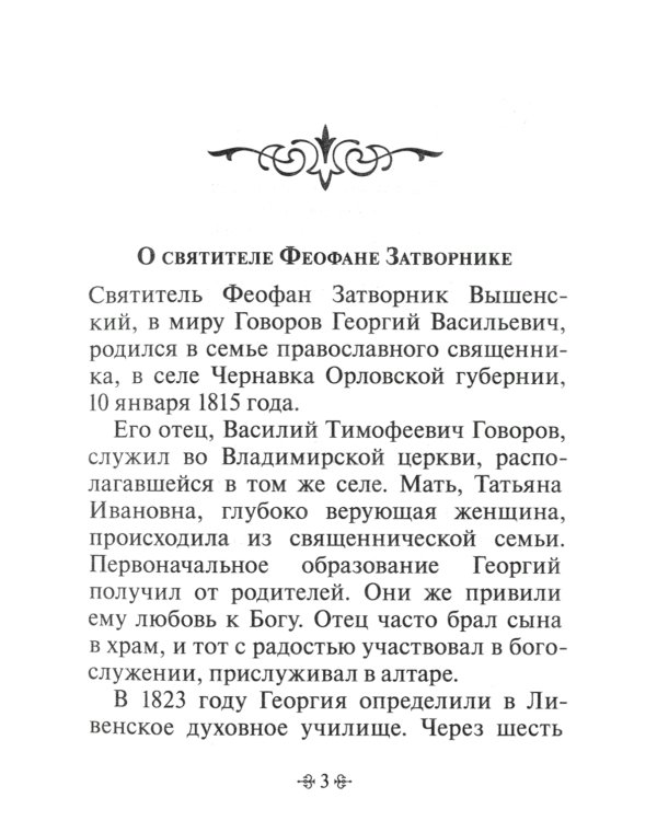 Зачем мы живем. По творениям святителя Феофана Затворника