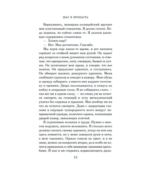 Шаг в пропасть: роман