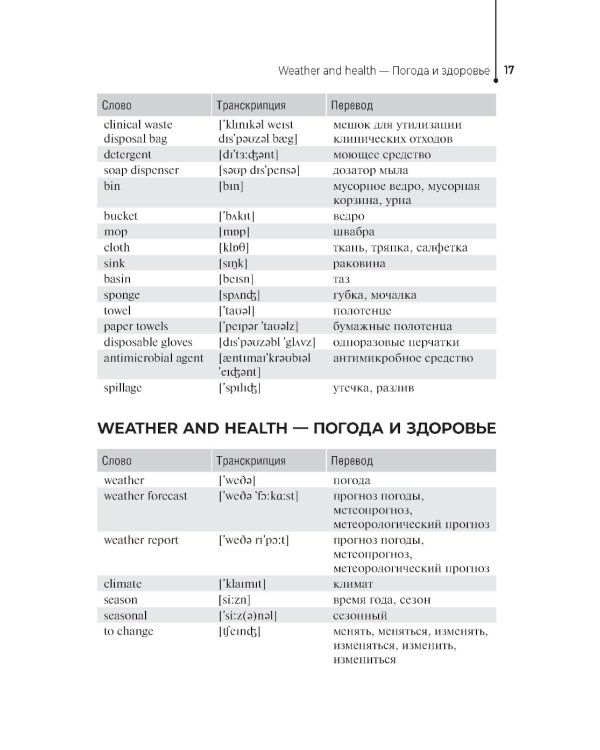 Англо-русский тематический словарь. Учебное пособие