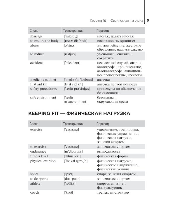 Англо-русский тематический словарь. Учебное пособие