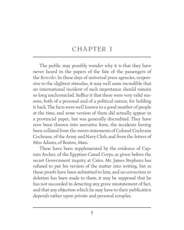 The Tragedy of The Korosko = Трагедия пассажиров «Короско»: на англ.яз