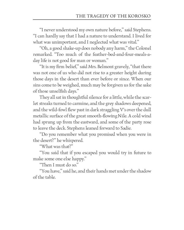 The Tragedy of The Korosko = Трагедия пассажиров «Короско»: на англ.яз