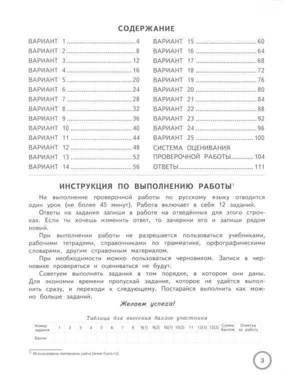 ВПР. Русский язык. 4 кл. 25 вариантов. Типовые задания. ФГОС новый