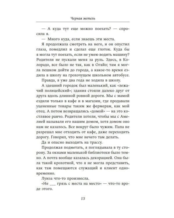 Черная метель: роман