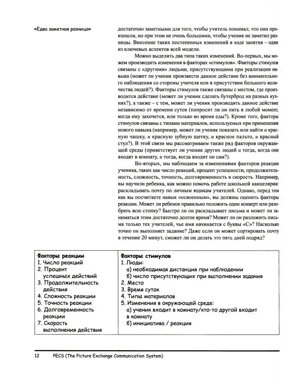 Система альтернативной коммуникации с помощью карточек (PECS): руководство для педагогов