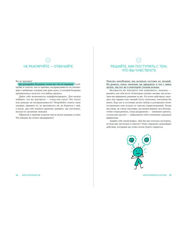 Мой спокойный год: Техники для приведения в порядок своих чувств, мыслей и поступков