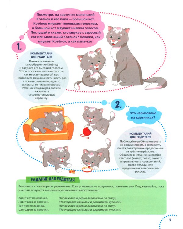 Годовой курс развития речи у ребенка. 3-4 года