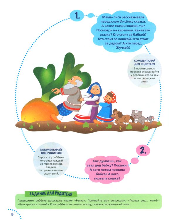 Годовой курс развития речи у ребенка. 3-4 года