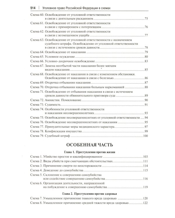 Уголовное право РФ в схемах: Учебное пособие. 2-е изд., перераб. и доп
