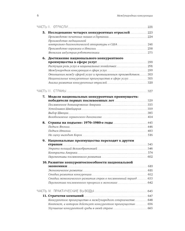 Международная конкуренция. Конкурентные преимущества стран