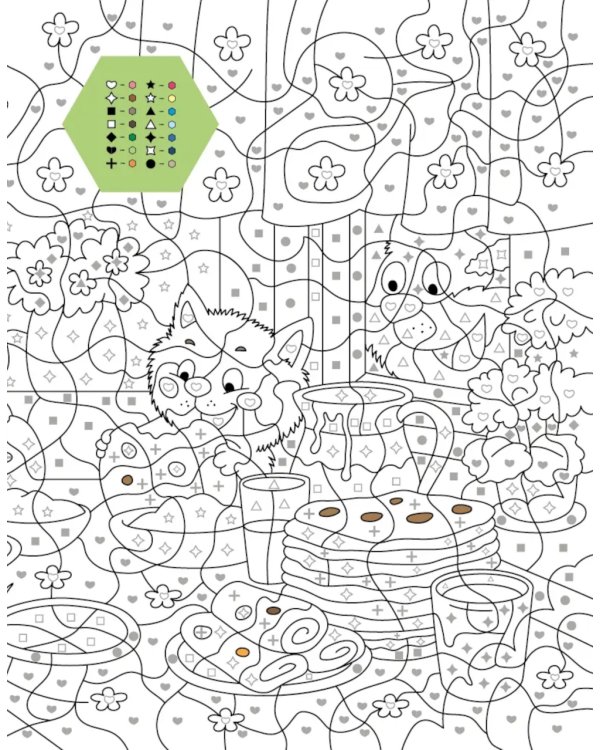 Времена года: Раскраска по номерам