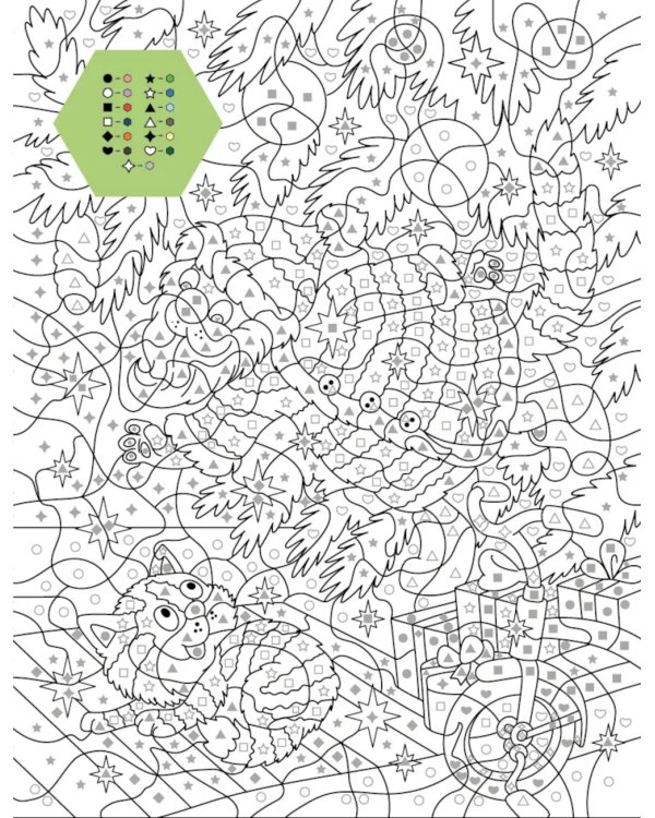 Времена года: Раскраска по номерам