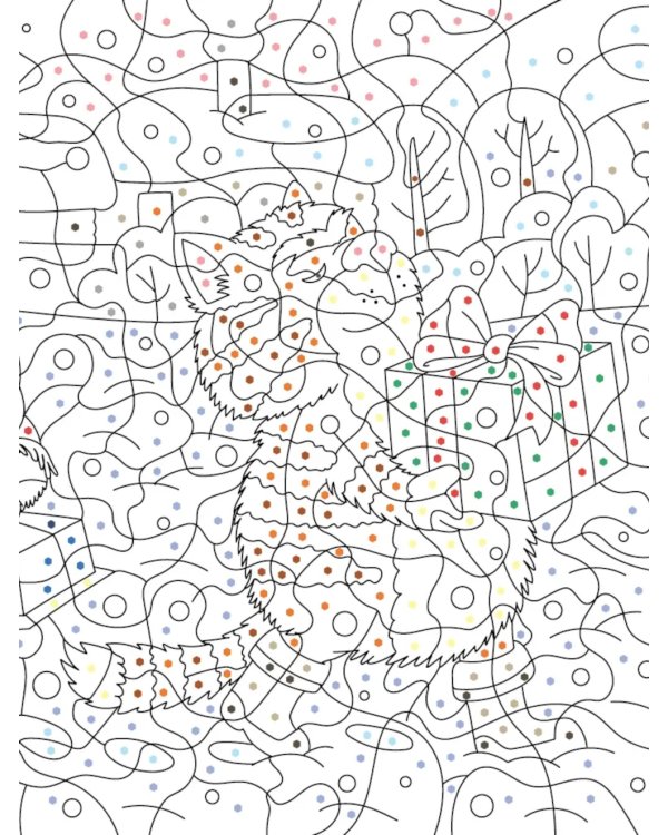 Времена года: Раскраска по номерам