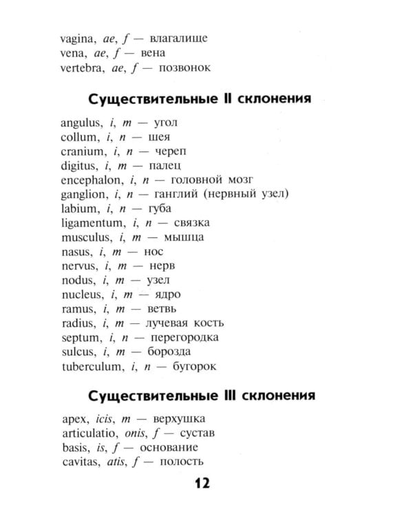 Словарь латинско-русский, русско-латинский для медицицинских колледжей. 8-е изд