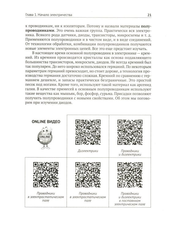 Радиолюбительство от азов до создания практических устройств. С QR-ссылками на онлайн-видео, схемами и готовыми проектами "под ключ"