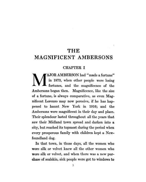 The Magnificent Ambersons