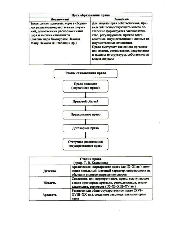 Теория государства и права в схемах и таблицах: Учебное пособие
