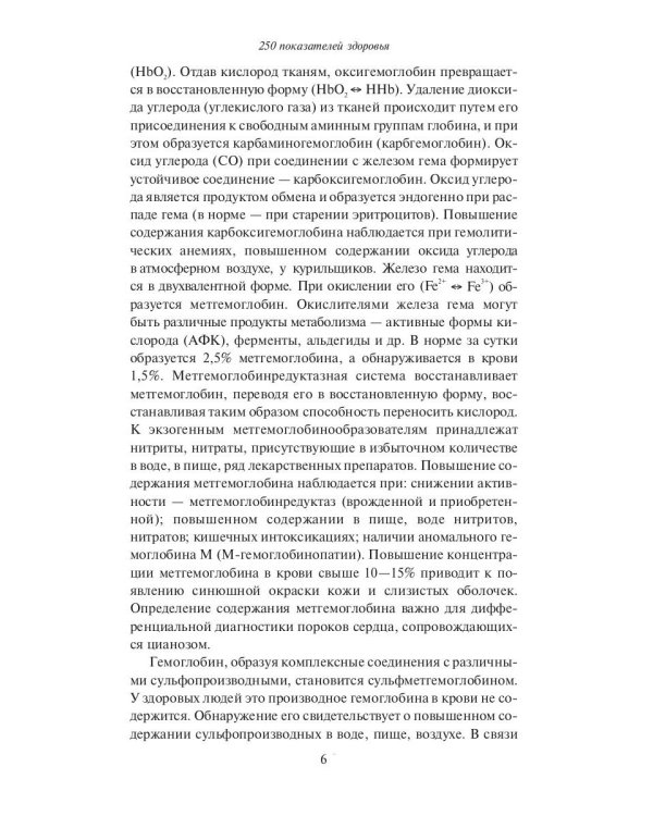 250 показателей здоровья. Универсальный справочник