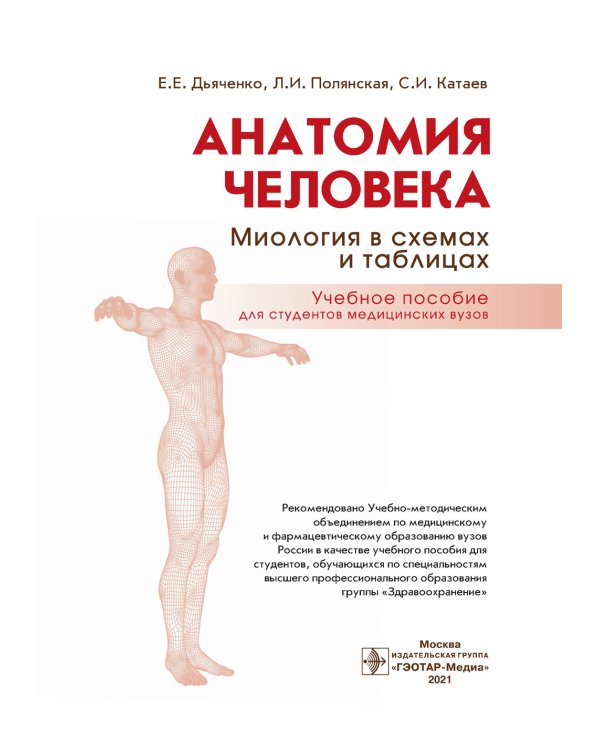 Анатомия человека: миология в схемах и таблицах: Учебное пособие