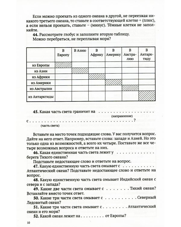 Сборник задач и упражнений по географии для начальной школы. (1952)