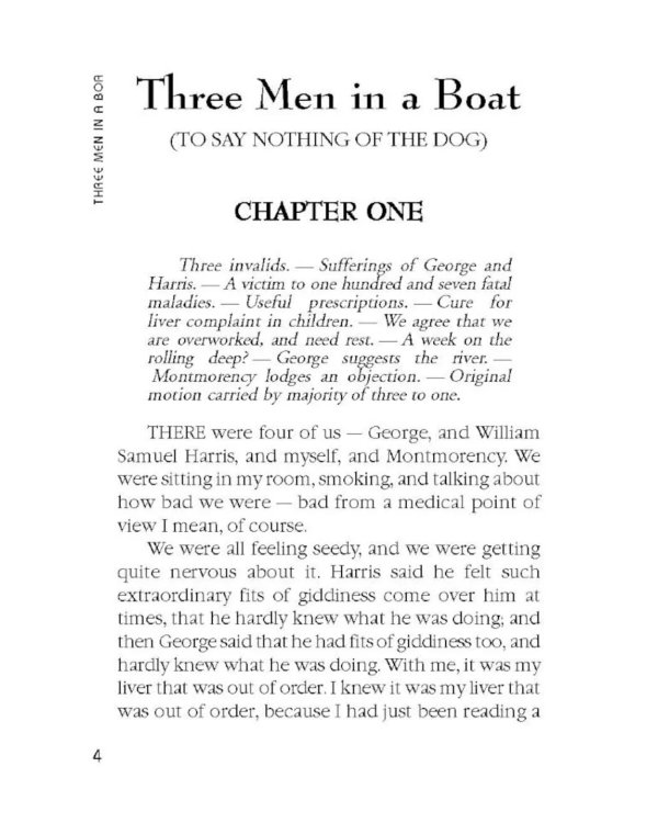 Three men in a boat. Трое в лодке,  не считая собаки. Книга для чтения. (англ.яз)