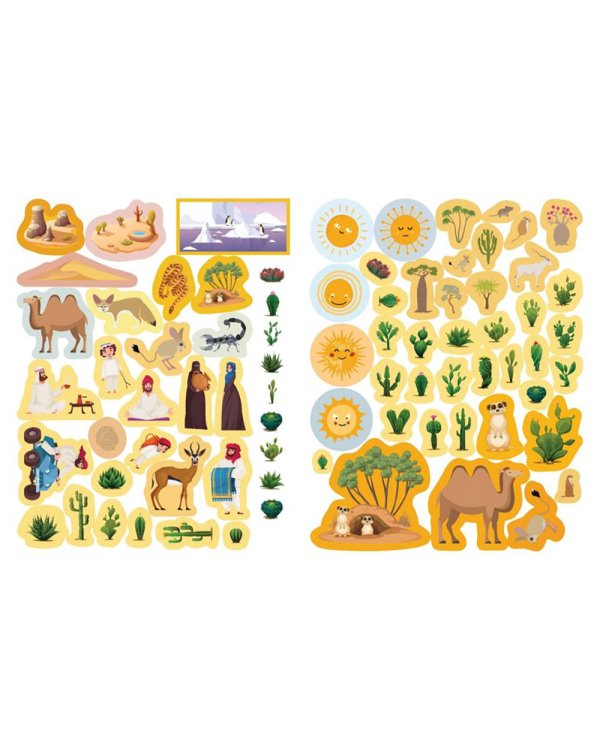 В пустыне. 150 наклеек: обучающая книга-игра