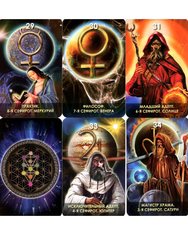 Таро Древа Сефирот (78 карт + книга-руководство)
