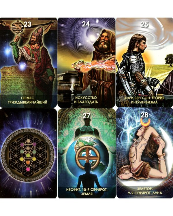Таро Древа Сефирот (78 карт + книга-руководство)