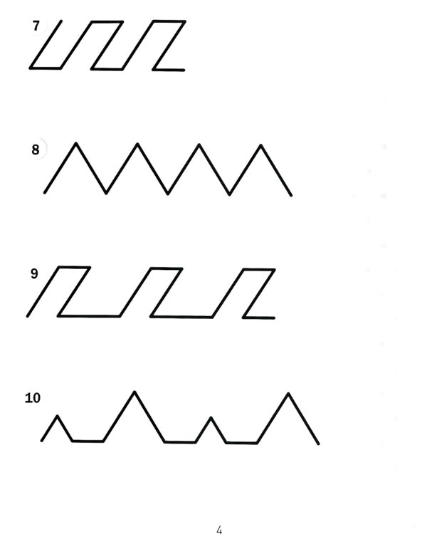Продолжи узор. Треугольная разметка. Узоры разной сложности