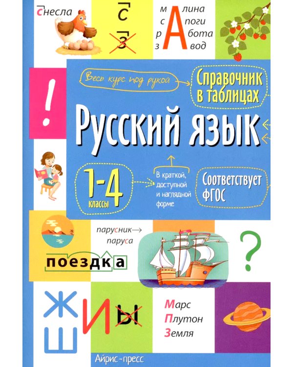 Русский язык. 1- 4 кл. Справочник в таблицах