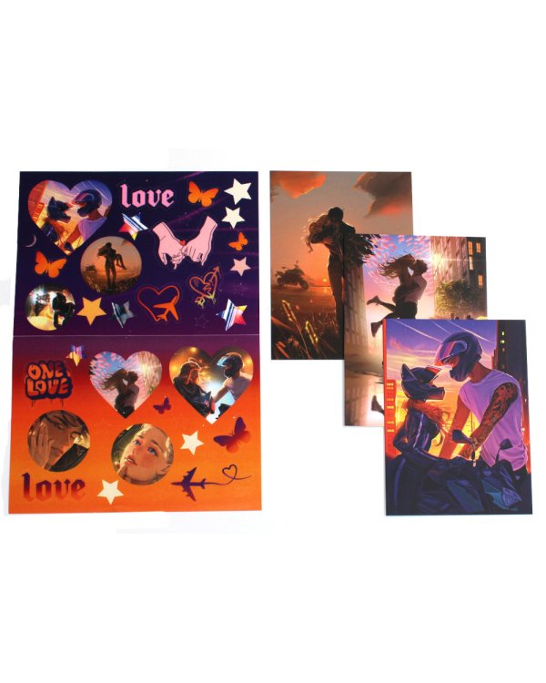 Твое сердце будет разбито; По осколкам твоего сердца + мерч-открытка (комплект из 2-х книг)