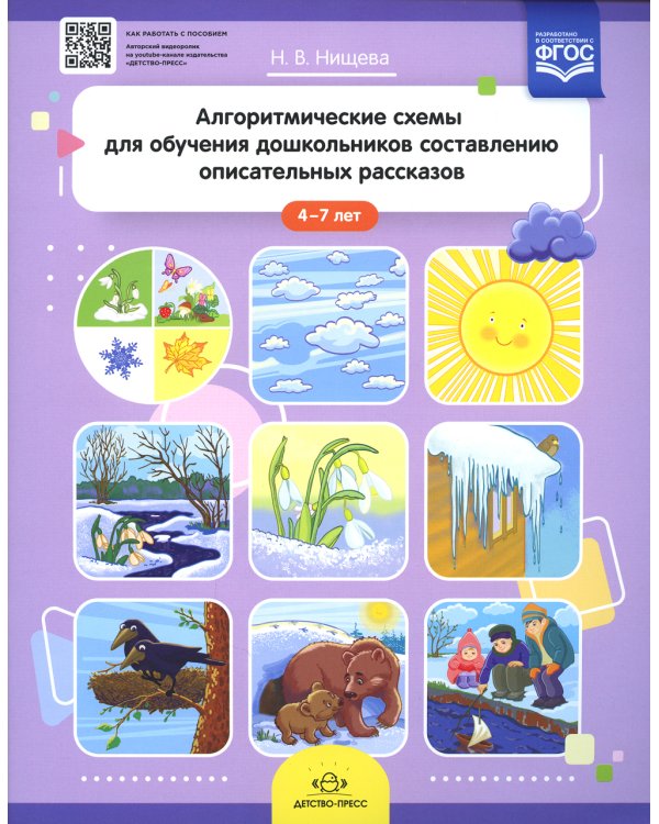 Алгоритмические схемы для обучения дошкольников составлению описательных рассказов (4-7 лет)