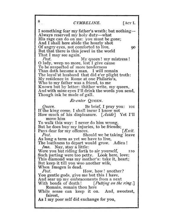Cymbeline = Цимбелин: трагикомедия на англ.яз