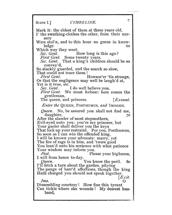 Cymbeline = Цимбелин: трагикомедия на англ.яз