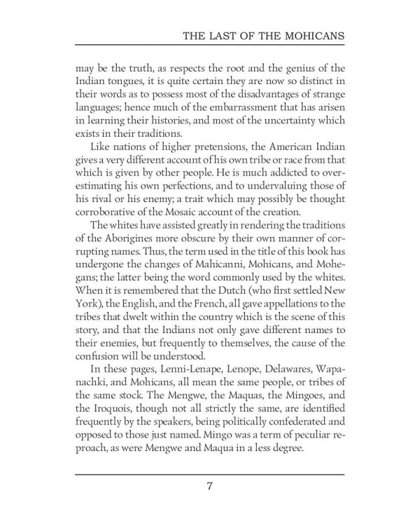 The Last of the Mohicans