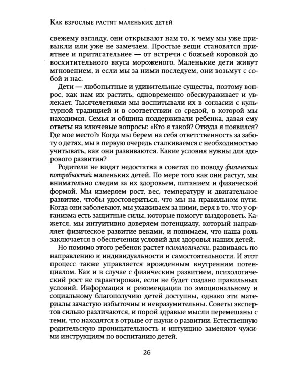 Покой, игра, развитие. Как взрослые растят маленьких детей, а маленькие дети растят взрослых