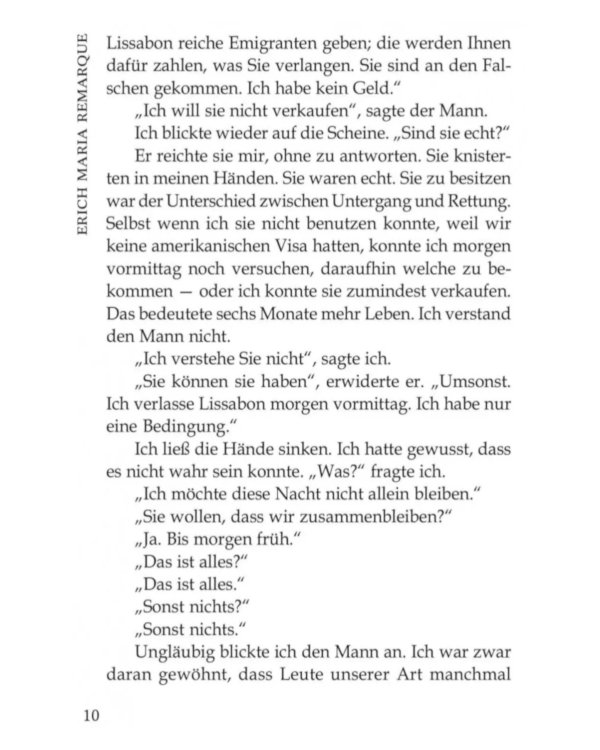 Ночь в Лиссабоне = Die nacht von Lissabon: нем.яз., неадаптир