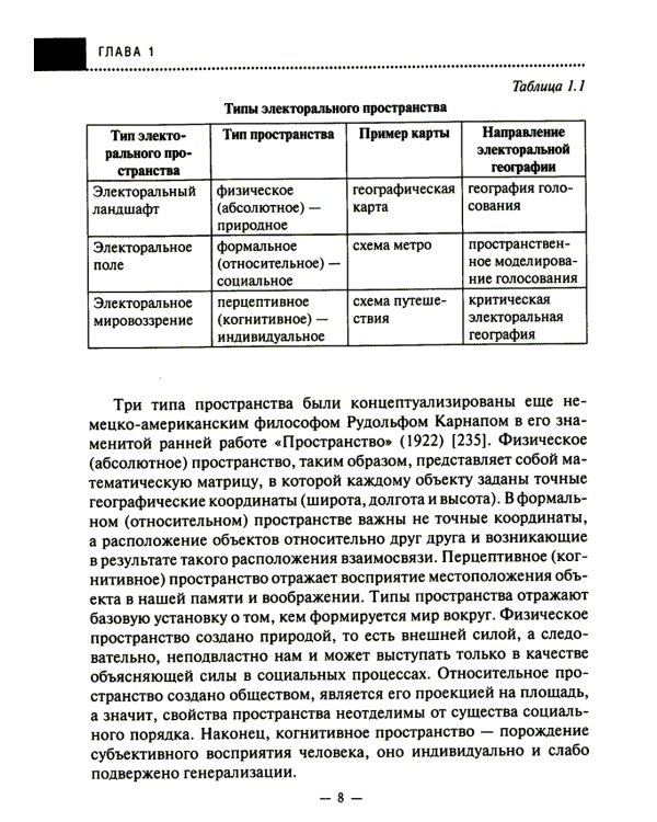 Электоральная география