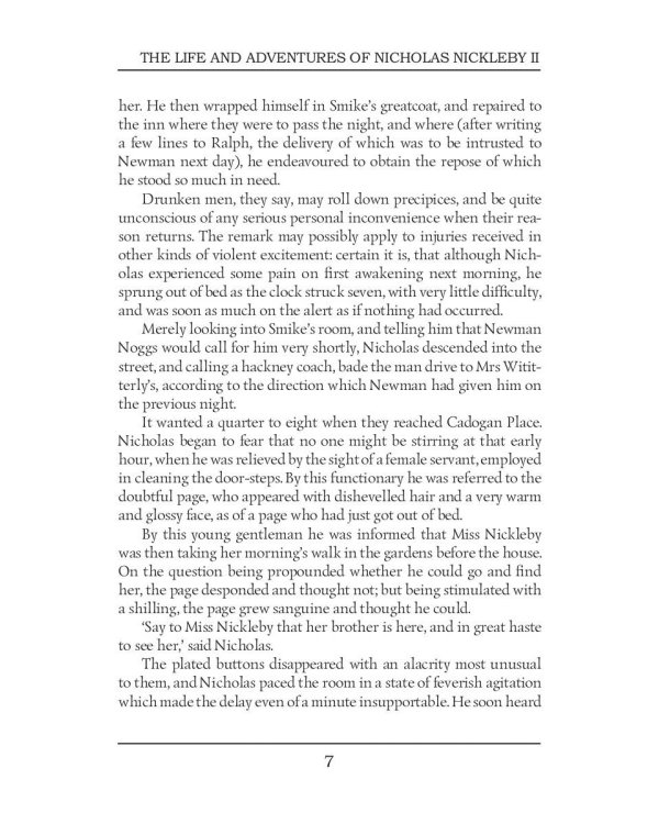 The Life and Adventures of Nicholas Nickleby. Part 2. Volume 8