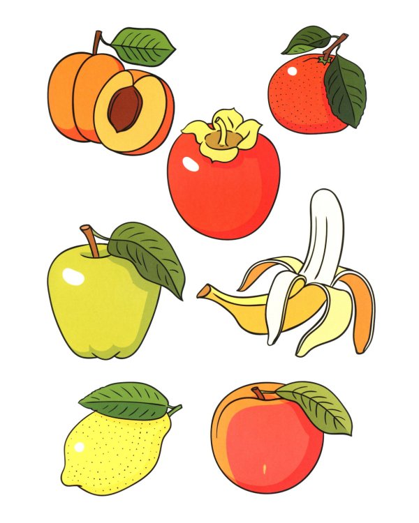 Сад. Фрукты. Дидактический материал по лексической теме