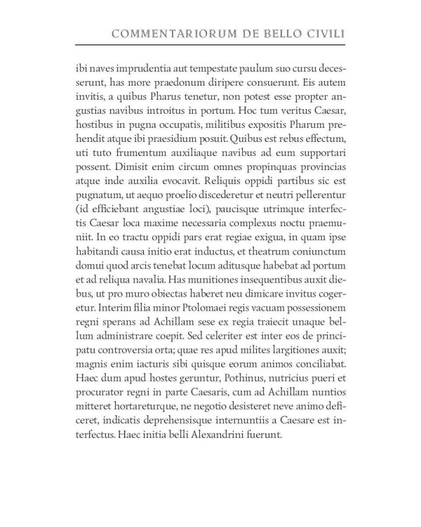 Commentarii de Bello Civili = Записки о гражданской войне