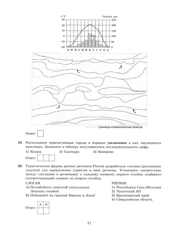 ОГЭ 2026. География. 30 вариантов. Типовые варианты экзаменационных заданий