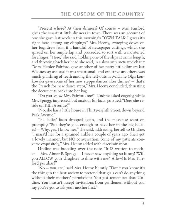 The Custom of the Country