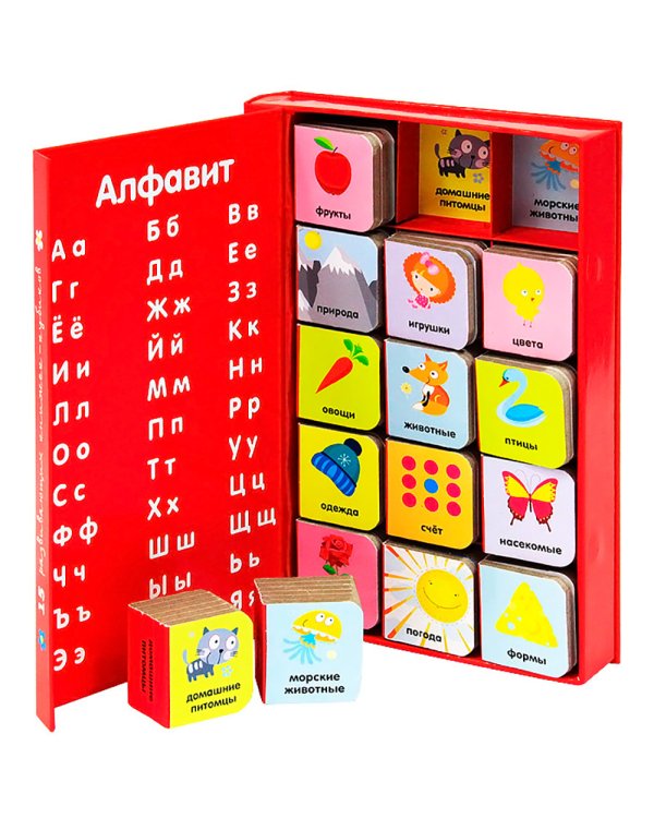 Мои первые слова. 15 книжек-кубиков. Русский язык