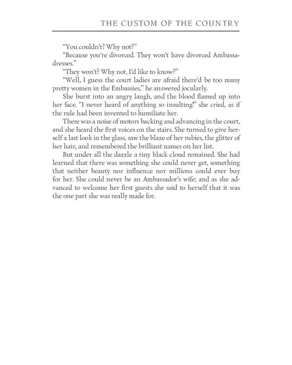 The Custom of the Country