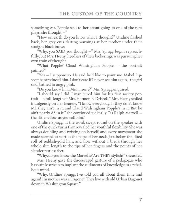 The Custom of the Country