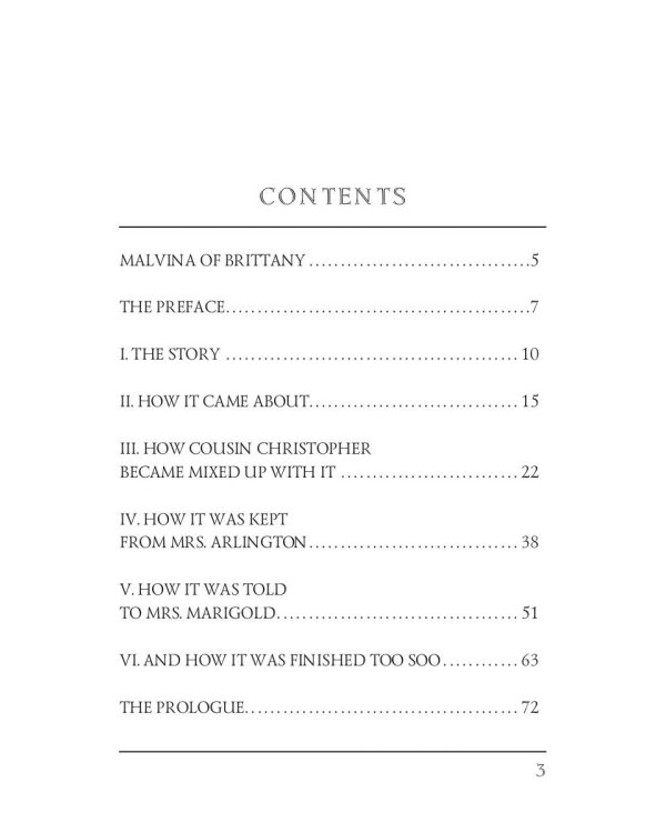 Malvina of Brittany and Other Stories