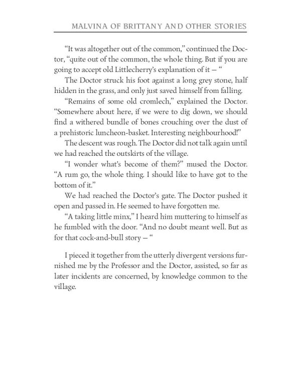 Malvina of Brittany and Other Stories